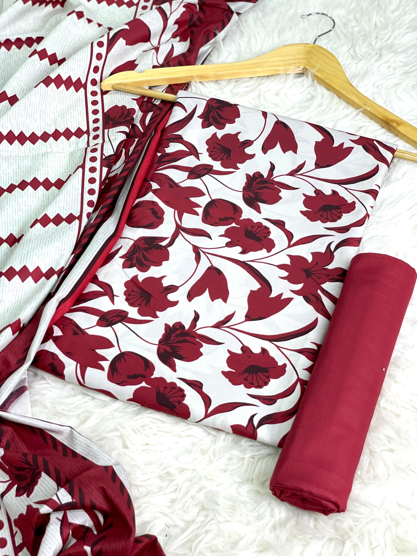 ALKARAM LINEN Digital Print 3pc 2025 - D#19