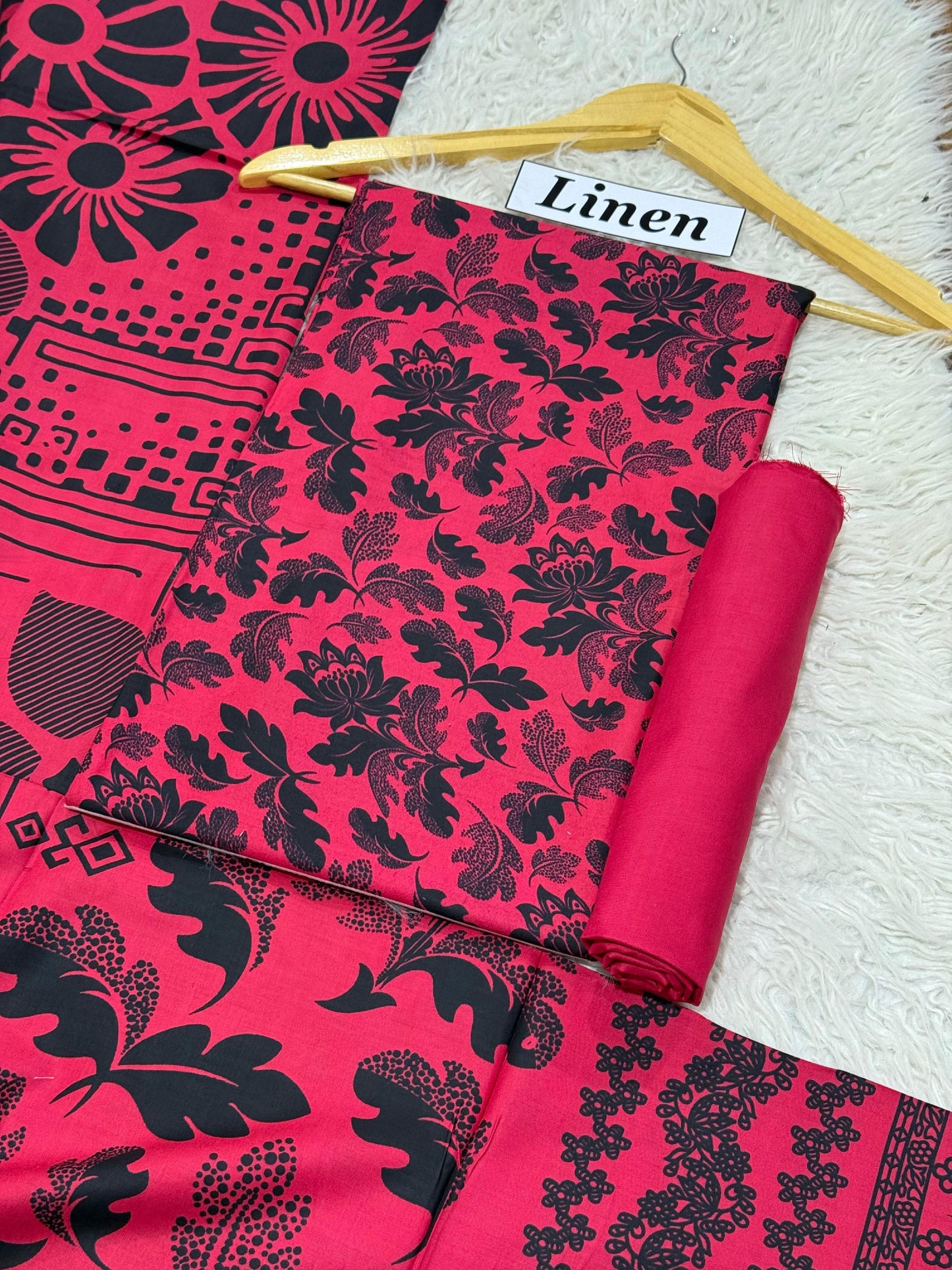 ALKARAM LINEN Digital Print 3pc 2025 - D#2